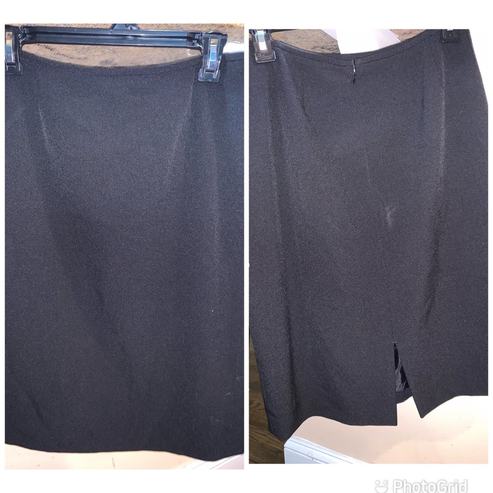 Dressy black Midi Skirt